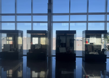Tulsa International Airport hub for Mvskoke art curated by MCN citizen Carly Treece